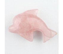 Rosenquarz Delfin
