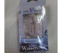 Rosenquarz Edelstein Wasser-Set