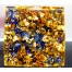 Lapislazuli mit blauem Bergkristall und Kupferschnecke Orgon Pyramide 