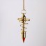 Spiral Pendel Messing 28x65mm 4051