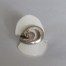 Mondstein Silberring Schnecke 52     