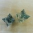 Moosachat Orgon Merkaba mit goldenen Splittern 2.4cm