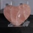 Rosenquarz Herz 100mm x 80mm