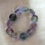 Fluorit Armband Oliven 17