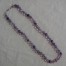 Fluorit violett 8x46cm Edelstein Halskette
