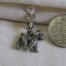 Pudel Silber Anhänger