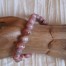 Rhodochrosit Armband mit Iriskritstall 8mm