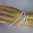 Rosenquarz 3mm faz. Doppelarmband mit Lebensbaum