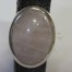Rosenquarz oval 20x28mm Fingerring 56