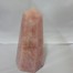 Rosenquarz Obeliske 190mm x 95mm
