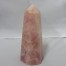 Rosenquarz Obeliske 190mm x 80mm