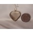 Rutilquarz Herz Anhänger vergoldet