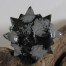 Schneeflocken Obsidian Sonne Anhänger klein